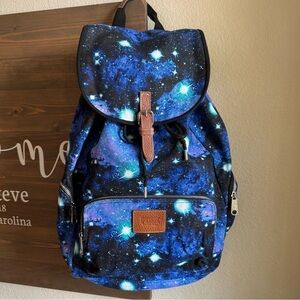 PINK Victoria's Secret Galaxy Print Backpack